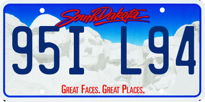 SD license plate 95IL94