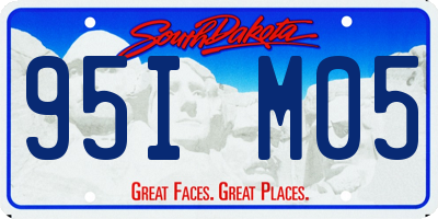 SD license plate 95IM05