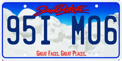 SD license plate 95IM06