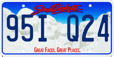 SD license plate 95IQ24