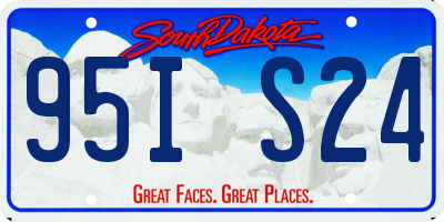 SD license plate 95IS24