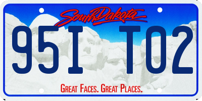 SD license plate 95IT02