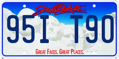 SD license plate 95IT90