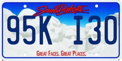 SD license plate 95KI30