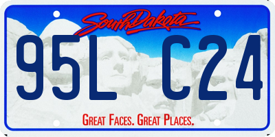 SD license plate 95LC24