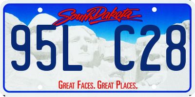SD license plate 95LC28