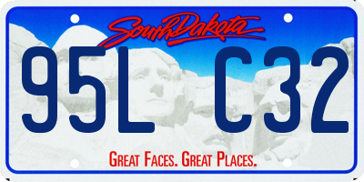 SD license plate 95LC32