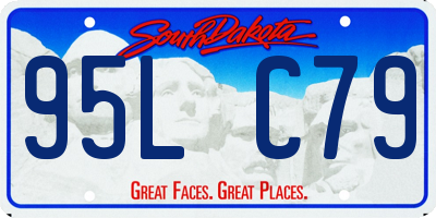 SD license plate 95LC79