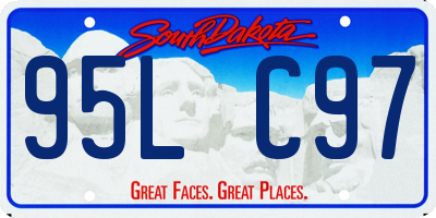 SD license plate 95LC97