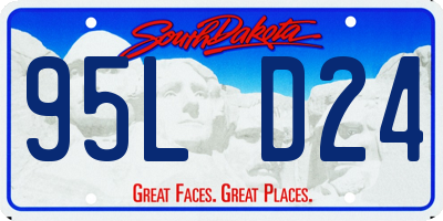 SD license plate 95LD24