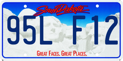 SD license plate 95LF12