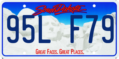 SD license plate 95LF79