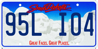 SD license plate 95LI04