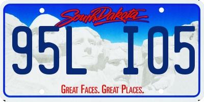 SD license plate 95LI05
