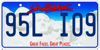 SD license plate 95LI09