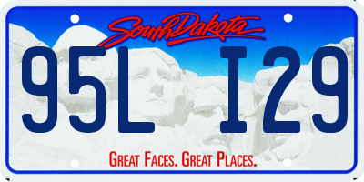 SD license plate 95LI29