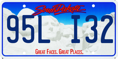 SD license plate 95LI32