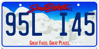 SD license plate 95LI45