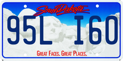 SD license plate 95LI60