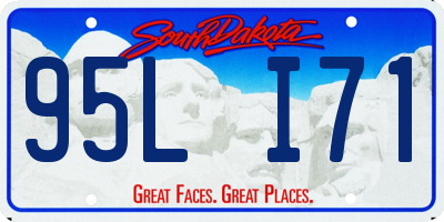 SD license plate 95LI71
