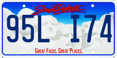 SD license plate 95LI74