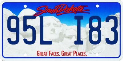 SD license plate 95LI83