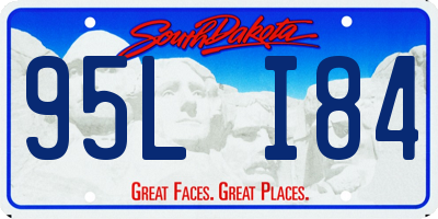 SD license plate 95LI84