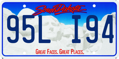 SD license plate 95LI94