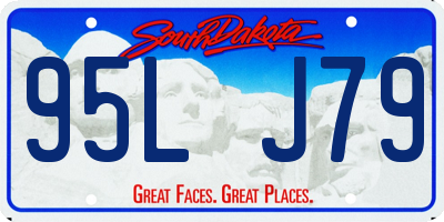 SD license plate 95LJ79