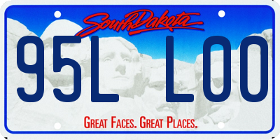 SD license plate 95LL00