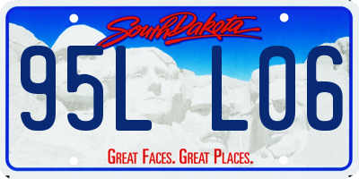 SD license plate 95LL06