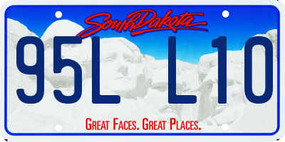 SD license plate 95LL10