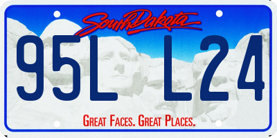 SD license plate 95LL24