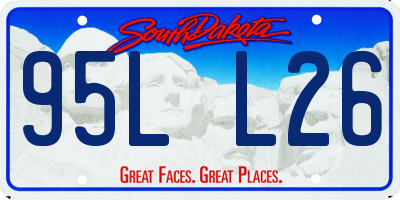 SD license plate 95LL26