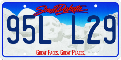 SD license plate 95LL29