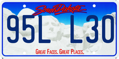 SD license plate 95LL30