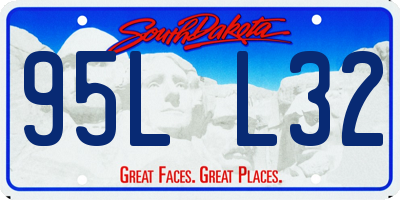 SD license plate 95LL32