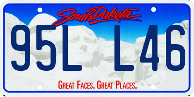 SD license plate 95LL46