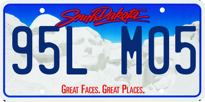 SD license plate 95LM05