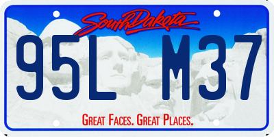 SD license plate 95LM37