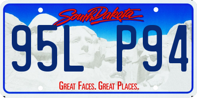 SD license plate 95LP94