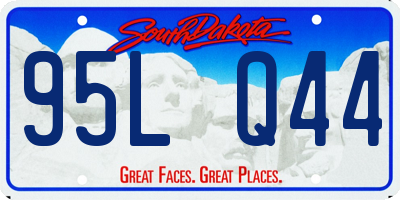 SD license plate 95LQ44