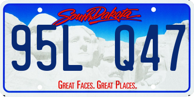 SD license plate 95LQ47