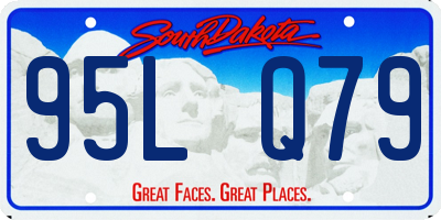 SD license plate 95LQ79