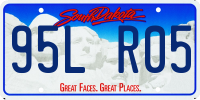 SD license plate 95LR05