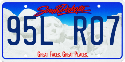 SD license plate 95LR07