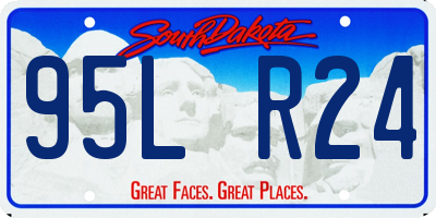 SD license plate 95LR24