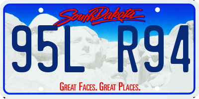 SD license plate 95LR94