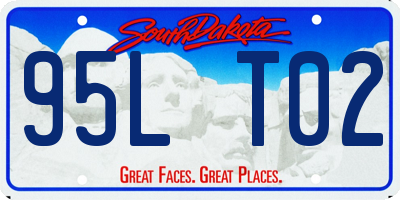 SD license plate 95LT02