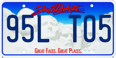 SD license plate 95LT05